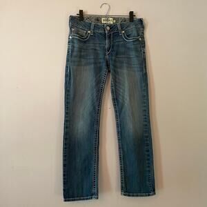 Ariat Real Denim Women's size 31 Short Western Dark Wash Ivy Straight Leg Jeans